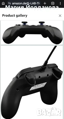 кабелен джойстик The G-Lab K-Pad Thorium за компютър (PC) и PlayStation 3., снимка 5 - Джойстици и геймпадове - 55603080