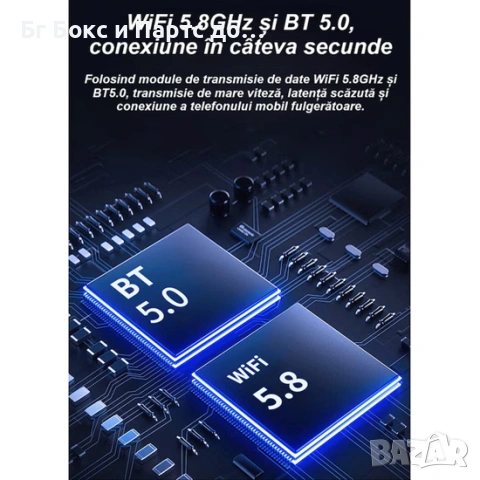 KM3 2 в 1 CarPlay и Android Auto безжичен адаптер, съвместим с Apple iOS 10+ и Android 11+, снимка 2 - Друга електроника - 54067581