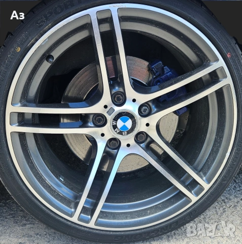 BMW 19" style 313 sportpaket ,гуми-225/35/19-255/30/19 dot0626, снимка 2 - Гуми и джанти - 54653367