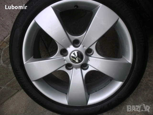 17 цола 5 х 112 мм 4 бр лети джанти - Volkswagen,Audi,Seat,Skoda - комплект с гуми !, снимка 8 - Гуми и джанти - 54933643