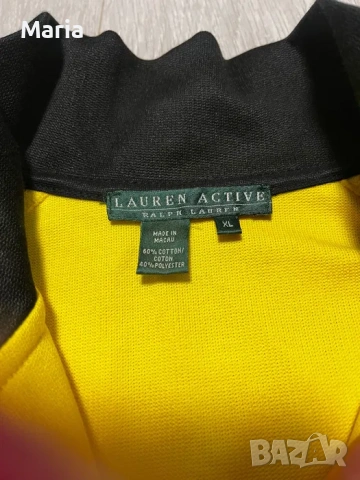 Ralph Lauren Active яке/суичър жълто XL (става за L), снимка 4 - Суичъри - 54529509