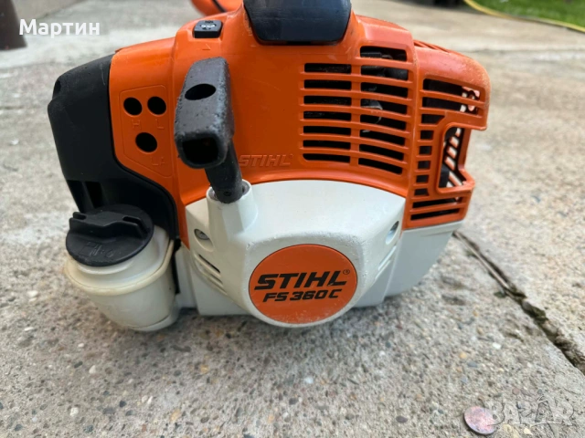 Бензинов Храсторез Stihl fs 360 c щил , снимка 2 - Градинска техника - 54401429