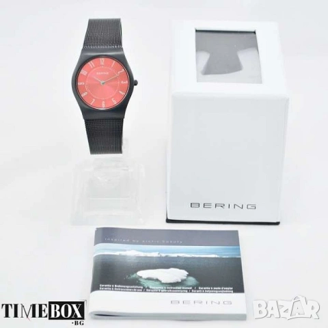 Bering Time Slim Classic 11930-228 Red Dial, снимка 5 - Дамски - 55007009