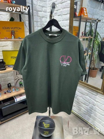 Valentino Нова Зелена Мъжка Тениска 