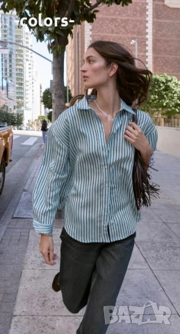 Дамска риза Zara, снимка 2 - Ризи - 54462752