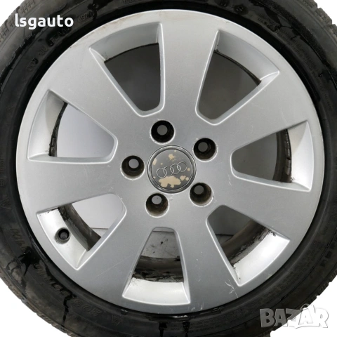 Алуминиеви джанти 5x112 с гуми R16 AUDI A3 (8PA) ID: 162605 OEM 8P0601025A, снимка 4 - Гуми и джанти - 55229270