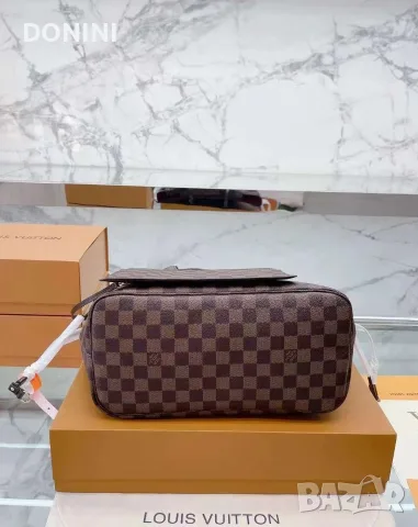 Дамска чанта Louis Vuitton Neverfull, кожа, снимка 5 - Чанти - 55464829