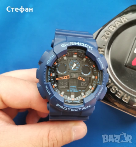 ХИТ ЦЕНА Часовник Casio G-shock GA100L-2A, снимка 3 - Мъжки - 54838922