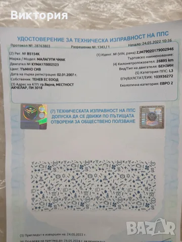 Скутер Малагути Чиак, снимка 8 - Мотоциклети и мототехника - 55657249