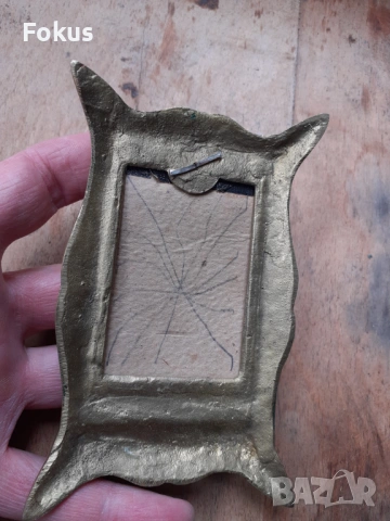 Стар тефтер за бележки бронз емайл двуглав орел, снимка 5 - Антикварни и старинни предмети - 54257553
