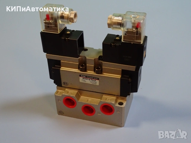 пневматичен клапан SMC EVS7-70FG-D Solenoid Valve 24VDC 1-9.9Bar, снимка 9 - Резервни части за машини - 54344423