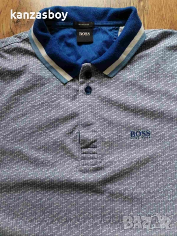 hugo boss polo shirt - страхотна мъжка тениска Л 