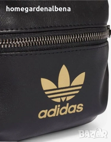 Adidas Originals Mini Pu Backpack Black — Унисекс мини раница Черно, снимка 4 - Раници - 54529749