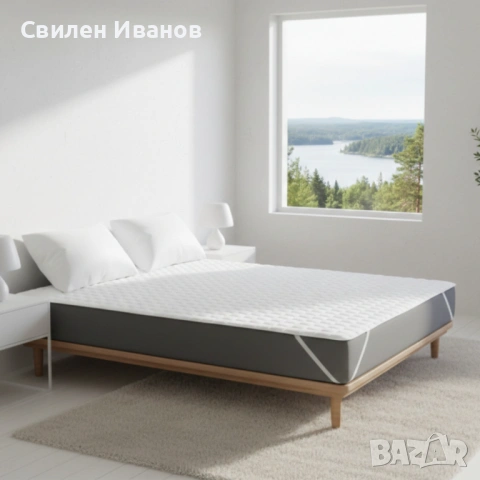 Водоустойчив протектор за матрак — 100% защита, памук, снимка 4 - Протектори за матраци - 54531558
