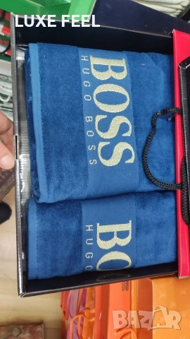 Tommy Hilfiger 🔹 Boss 🔹 Louis Vuitton 🔹 Gucci 🔹2бр Хавлии, снимка 13 - Хавлиени кърпи - 54729355