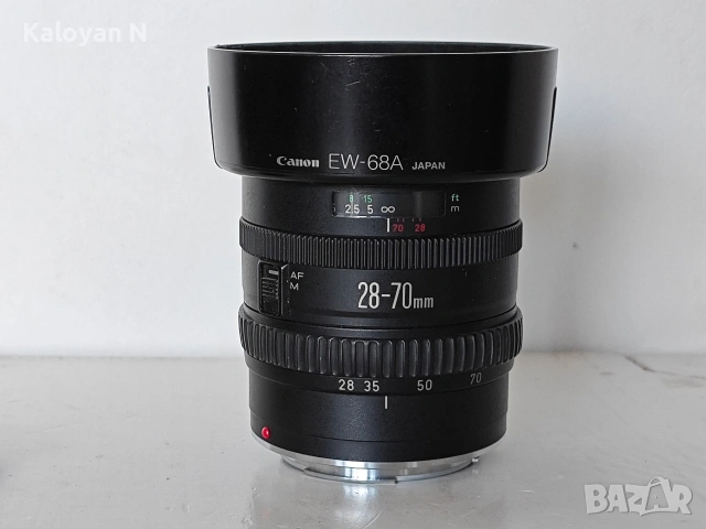 Обектив Canon EF 28-70mm f/3.5-4.5 II за Canon EF байонет, снимка 2 - Обективи и филтри - 54425475