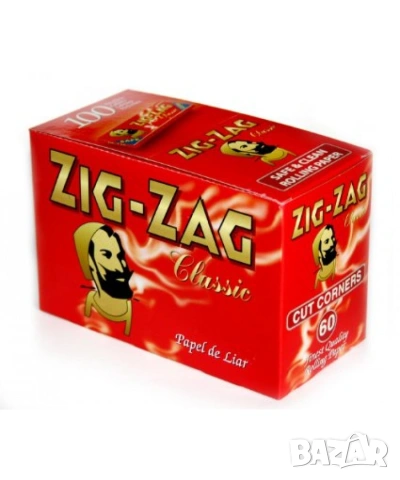 Хартийки за цигари Zig Zag Red (70мм), снимка 3 - Други - 55027316