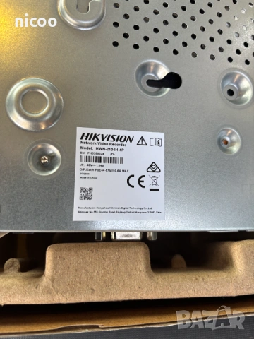 Hikvision HWN-2104H-4P 4-кан PoE NVR, снимка 3 - Други - 54613107