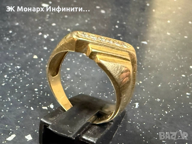 Златен пръстен /585/, снимка 4 - Пръстени - 54795121