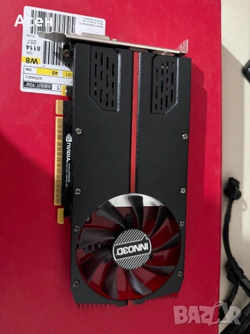 продавам видео карта 3D GeForce GTX 1050 Ti 4GB GDDR5 (N105T2-1SDV-M5CM)