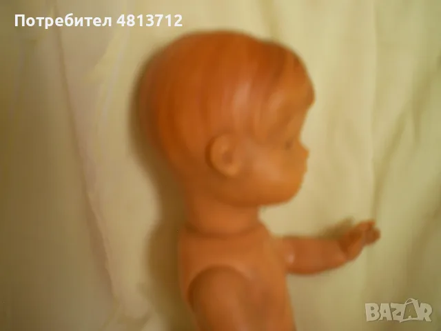 Винтидж гумена кукла от ГДР е с размери приблизително 35 см  се отличава с релефна коса., снимка 3 - Колекции - 55435493