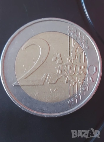 2 евро 2002 г. - Германия, със знак "F", снимка 4 - Нумизматика и бонистика - 54313350