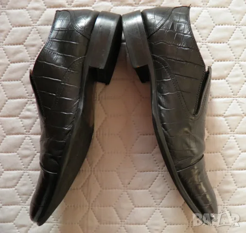 Bata оригинални мъжки черни обувки от естествена кожа, снимка 2 - Официални обувки - 55697983