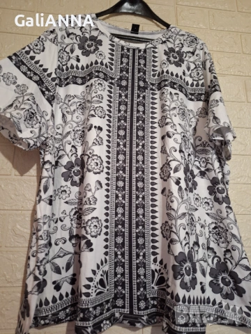 НОВА СТРАХОТНА ТУНИКА 3XL-4XL, снимка 4 - Туники - 54904006
