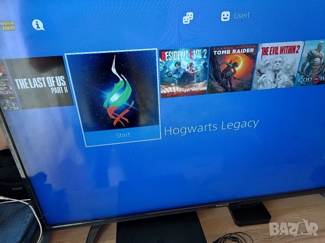 Playstation 4 (ps4) Slim 500GB Отключен 9.00 с 1 джойстик и 9 игри , снимка 4 - PlayStation конзоли - 54633801