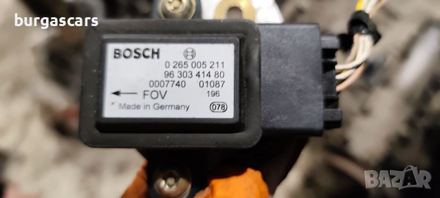 ESP сензор ускорение 96 303 414 80 Peugeot 607 2.2HDI-133к.с., снимка 2 - Части - 54121619