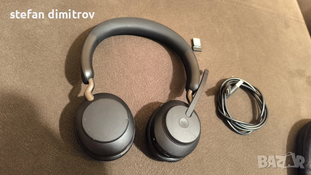 Jabra Evolve2 65 UC Stereo, Bluetooth, USB-A, Black , снимка 10 - Bluetooth слушалки - 54897078