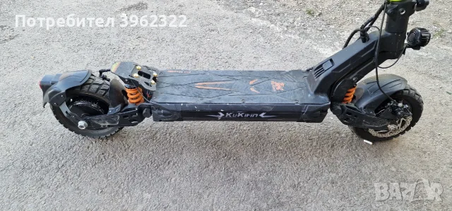 Ел. Тротинетка Kukirin G2 Master 2 x 1000 W, снимка 3 - Скейтборд, ховърборд, уейвборд - 55463076
