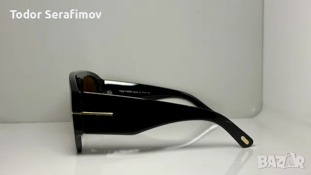 Слънчеви очила Tom Ford – Черна рамка / Кафяви стъкла, снимка 2 - Слънчеви и диоптрични очила - 55597562