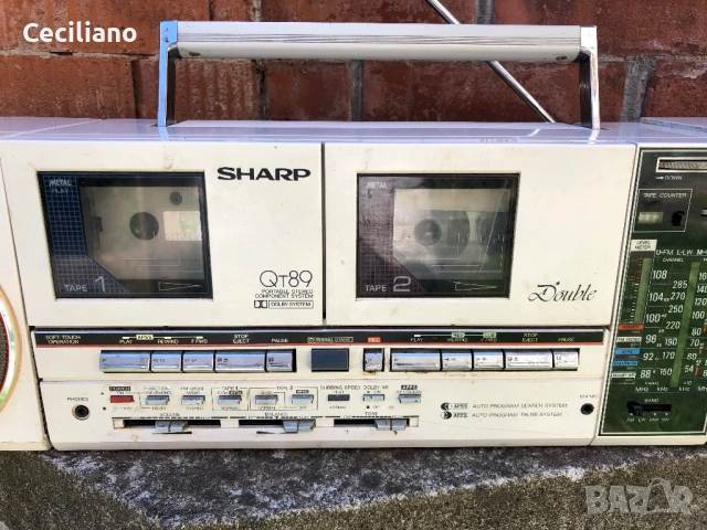 Радиокасетофон SHARP QT 89, снимка 4 - Радиокасетофони, транзистори - 54310319