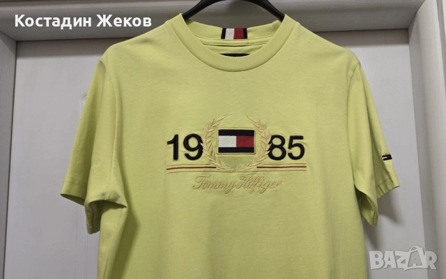 Нова. Тениска памучна оригинална. TOMMY HILFIGER , снимка 3 - Тениски - 54477223