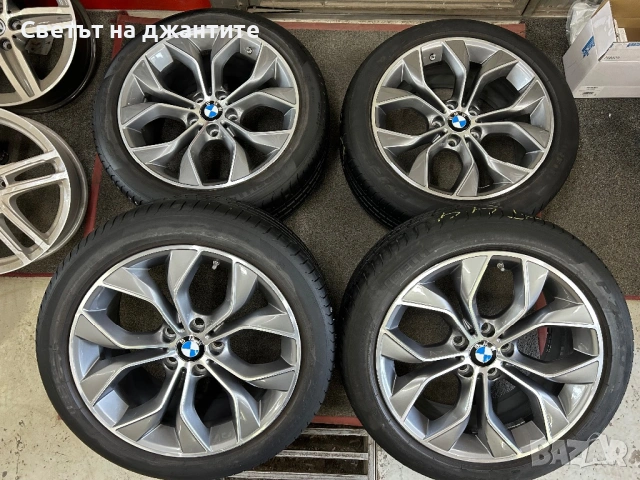 Джанти 19 цола 5x120 BMW F25 X3 F26 X4 Спорт Пакет с Гуми 245/45/19 и 275/40/19 Pirelli Original , снимка 5 - Гуми и джанти - 54429109