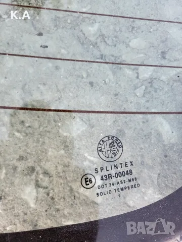 Задно стъкло Alfa Romeo 156 Седан, снимка 2 - Части - 55667298
