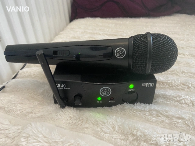 Akg Sr 40 Pro Mini Безжичен Микрофон в Добро Състояние 