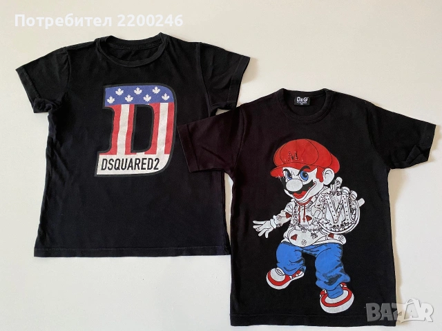 DSQUARED2,  D&G детски тениски размер 116