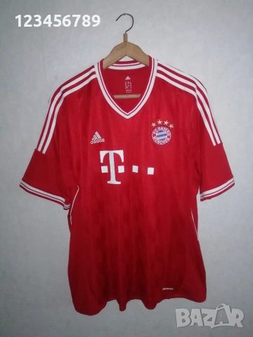 Bayern Munich Lahm Adidas оригинална тениска фланелка Байерн Мюнхен Лаам Екип 2013-2014 , снимка 2 - Тениски - 51058572