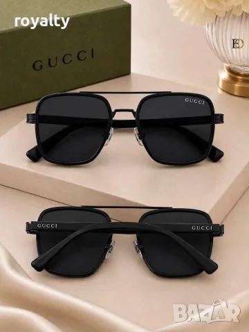 Gucci Нови Мъжки Слънчеви Очила Гучи Различни Цветове с Кутия и Калъф , снимка 3 - Слънчеви и диоптрични очила - 55622237