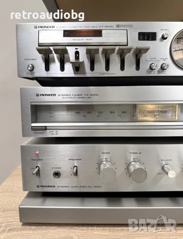 🔈ТОП ретро аудио сет PIONEER - усилвател, тунер, дек, грамофон и рак🔈, снимка 2 - Аудиосистеми - 55662262