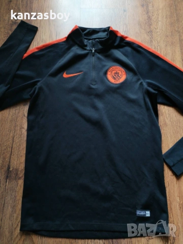 NIKE Manchester City Training Shirt Drill Top - страхотна футболна блуза С, снимка 7 - Блузи - 54402069