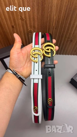 колани от естествена кожа в кутия prada Gucci hermes miu miu , снимка 7 - Колани - 55233620