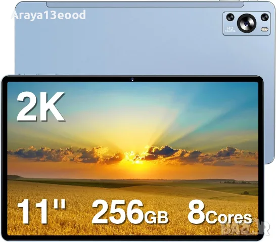 Таблет JUSYEA J9 11" – 16GB RAM, 256GB ROM, Octa-Core, WiFi 6, Bluetooth 5.0, 8000 mAh