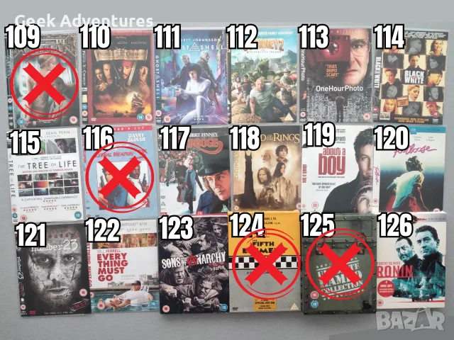 Екшън, Драма, Трилър, Ужаси Филми DVD's - Оригинални Филмови Дискове на Английски Език, снимка 8 - Екшън - 47015417