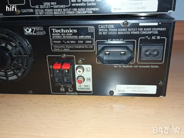 Аудиосистема Technics SU-X301, ST-X301, RS-X301, SL-PJ27A, снимка 5 - Аудиосистеми - 55479677