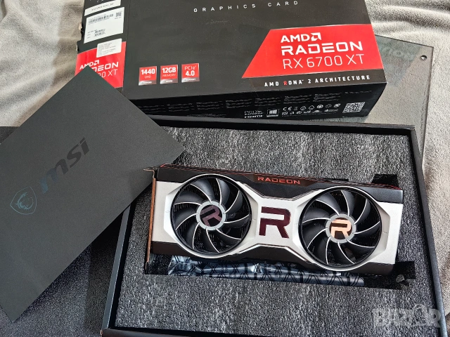 Видео карта AMD MSI RX 6700 XT 12GB reference
