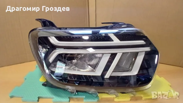Десен фар за Dacia Duster II Facelift с бели орнаменти / Дачия Дъстър 2 (2022-2024)