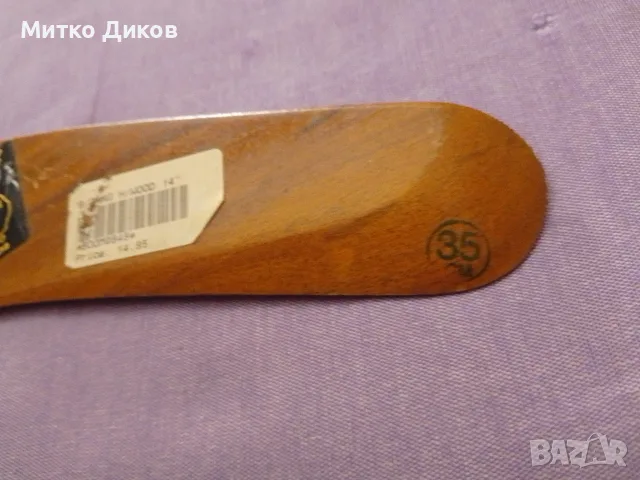 Бумеранг оригинален Австралия нов 14инча -1инч е 2.54см, снимка 7 - Фен артикули - 55422692